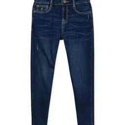 H by Hamleys Kids Blue Solid Jeans-image-8