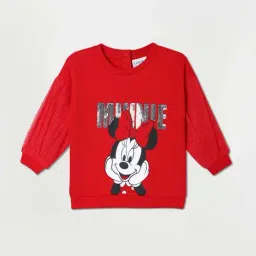 Juniors by Lifestyle Kids Red Cotton Embellished Full Sleeves Sweatshirt-picture-21