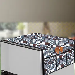 The Furnishing Tree Grey Printed Refrigerator Cover-picture-38