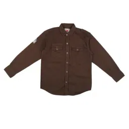 Gini & Jony Kids Olive Solid Shirt-picture-26