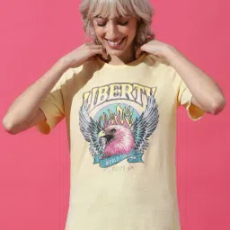 Only Yellow Printed T-Shirt-picture-19