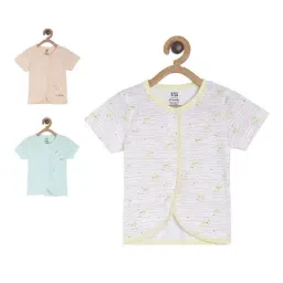 MINIKLUB Kids Multicolor Cotton Printed Top (Pack of 3)-image-52