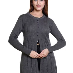 Varenyam Women Longline Cardigan-image-1