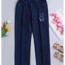 Bright Stars KIDSWEAR Woven Bear Embroidered Jeans - Blue-picture-23