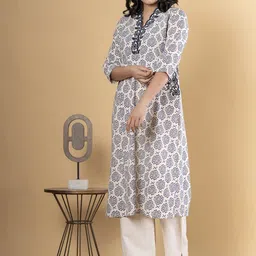 Readiprint Women Floral Printed Kurta with Palazzo image 2