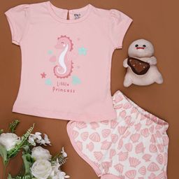 V-Mart Girls Printed Top with Shorts-picture-16