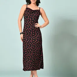 BAESD Women Floral Printed Bodycon Midi Dress-picture-30