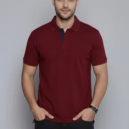 HERE&NOW Men Polo Collar T-shirt image 3