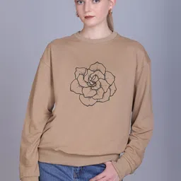 CORSICA Women Polyester Printed Pullover Sweatshirt-image-98