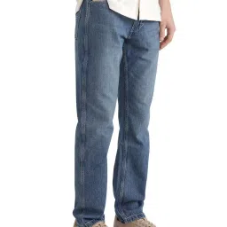 Rare Rabbit Blue Regular Fit Solid Jeans image 3