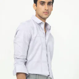Rare Rabbit Purple Regular Fit Checks Shirt image 3