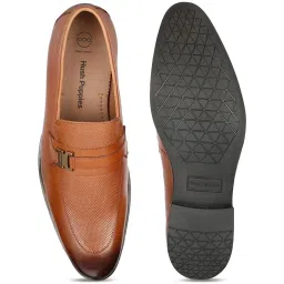 Hush Puppies by Bata Men's NIGEL E Tan Loafers image 3
