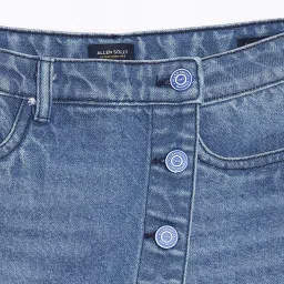 Allen Solly Kids Blue Regular Fit Shorts image 3