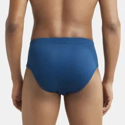 Jockey 1009 Men's Super Combed Cotton Rib Solid Brief with Stay Fresh Properties (Pack of 2) image 3