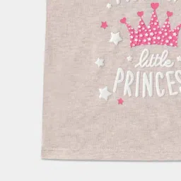 R&B Kids Ecru Melange Graphic Regular Fit Top image 4