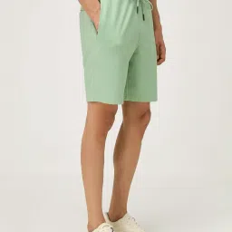 ANDAMEN Mint Green Regular Fit Shorts image 3