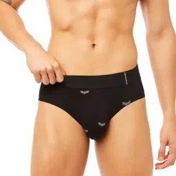 UNDRDAWG Black Regular Fit Briefs-image-1