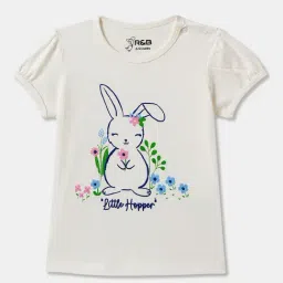 R&B Kids White Graphic Regular Fit Top-picture-40