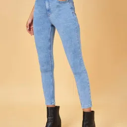 SF Jeans by Pantaloons Blue High Rise Jeans image 3