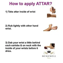 Menjewell Unisex Rose Fresh & Royal Mogra Attar, 5 ml Each (Set of 2) image 2