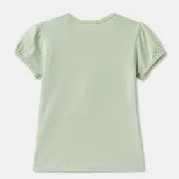R&B Kids Light Green Graphic Regular Fit Top image 2