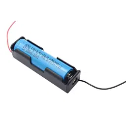 TECHDELIVERS Plastic Battery Case Small Shell 1 x 18650 & 3.7 V Clip Storage Holder Box Case with Wire Lead (Pack of 5 Pcs) image 5