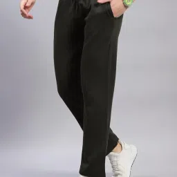 Monte Carlo Olive Cotton Regular Fit Trackpants image 3