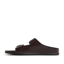 Aldo Men's Dark Brown Slides image 3