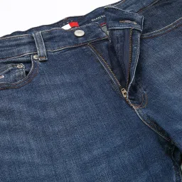 Tommy Hilfiger Mens Blue Regular Fit Jeans image 3