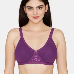 Zivame Purple Double Layered Full Coverage Bra-image-26