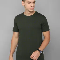 Louis Philippe Jeans Green Cotton Slim Fit Printed T-Shirt-picture-15