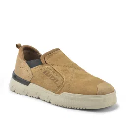 Woodland Mens Camel Slip-On Shoes image 3