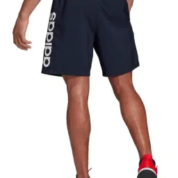 Adidas Navy Regular Fit Printed Shorts image 2