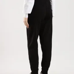 Calvin Klein Jeans Black Cotton Regular Fit Logo Printed Joggers image 2