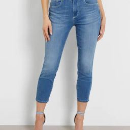 Guess Blue Cotton Solid Jeans-picture-4
