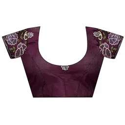 K 5 Fashion Embroidered Pure Chiffon Saree image 2