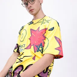 Kook N Keech Marvel Graphic Printed Drop-Shoulder Sleeves Pure Cotton Oversized T-shirt-picture-33