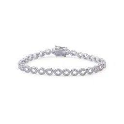 The Real Effect London 800 Silver CZ Bracelet for Women-picture-25