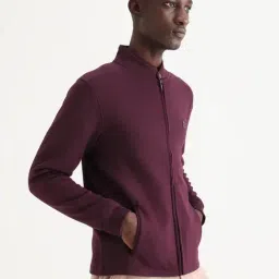 Rare Rabbit Maroon Regular Fit Jacket image 2