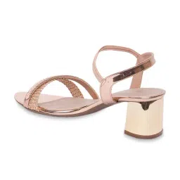 Inc.5 Women's Rose Gold Ankle Strap Sandals image 5