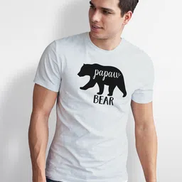 Seekbuylove Men Bio Finish Typography Printed Round Neck Pure Cotton T-shirt-picture-45