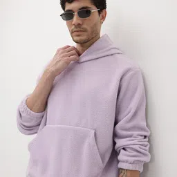 The Roadster Life Co. Hooded Faux Fur Pullover Sweatshirt-image-1
