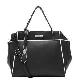 Giordano Capsule Black Solid Large Handbag-image-0