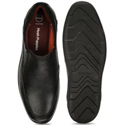 Hush Puppies by Bata Men's Black Formal Loafers image 3