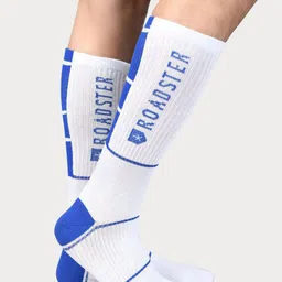 Roadster Men Pack of 3 Patterned Cotton Calf Length Socks image 5