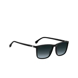 Hugo Boss Men Grey Lens & Black Rectangle Sunglasses with-image-24