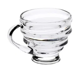 Somil Clear Glass Coffee & Tea Cup / Mug, Enjoy Your Drink in Style, Pack of 6, 150 Ml, 8.5 X 11 X 8 CM image 3