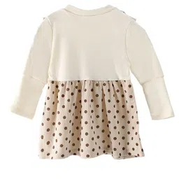 Bold N Elegant Polka Dot Corduroy Pinafore Dress-picture-28