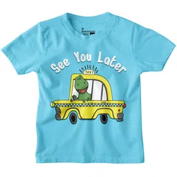 BonOrganik Boys Printed Pack of 5 Combo Tshirt image 2