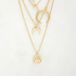 YouBella Gold-Plated Layered Chain image 2